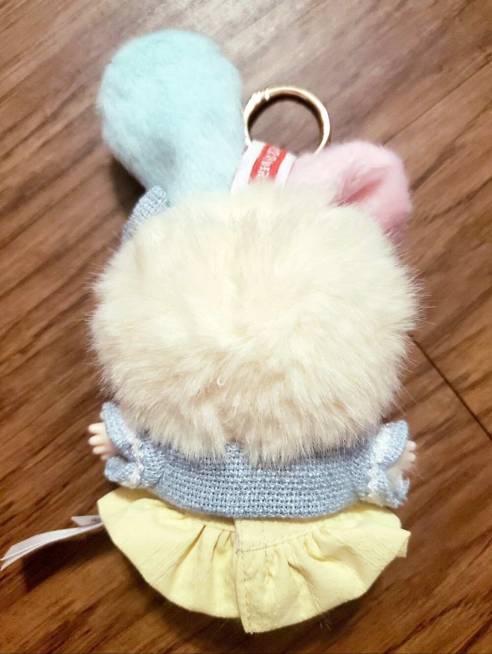 Baby Three Canary Rabbit Keychain - Picture 4 of 10